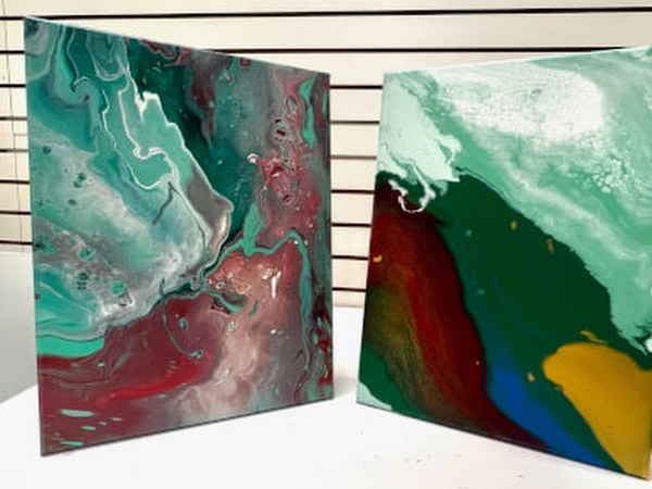 Creative Paint Pouring Workshop for Team Building