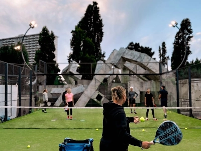 Embarcadero Outdoor Padel Play (2 courts, 2 hrs) Experiences in San Francisco - Featured