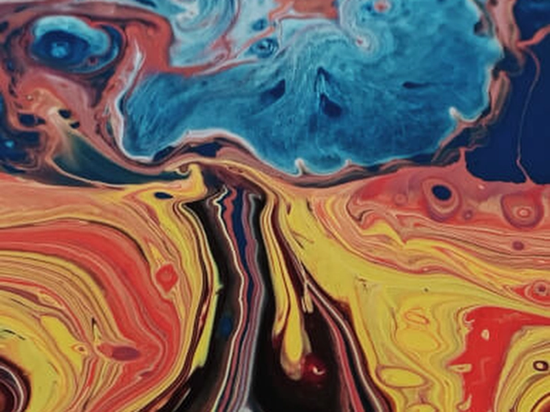 Fluid Art Workshop: Creative Pour Painting for Teams - Gallery image