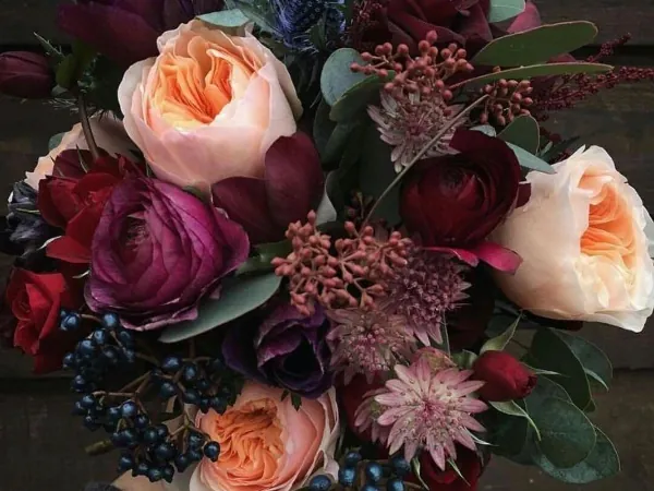 Moody Floral Arrangement Workshop (Instructor Travels to You) - Baby Shower - Featured image