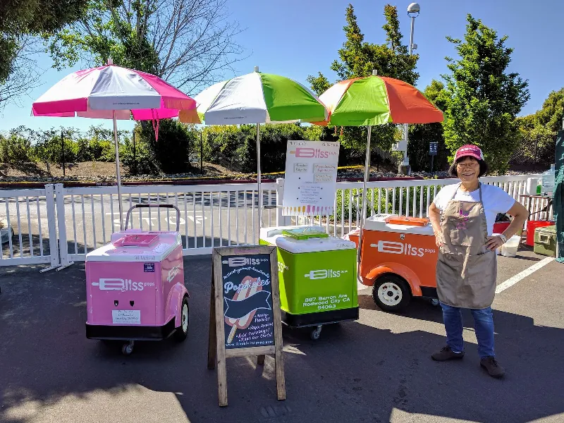 Signature Pushcart Sweet Hour for Outdoor Wedding Dessert - Featured image