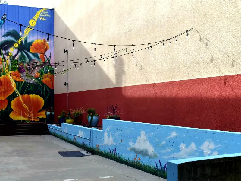 Event Space with String Lights for Events in Montclair - Gallery image