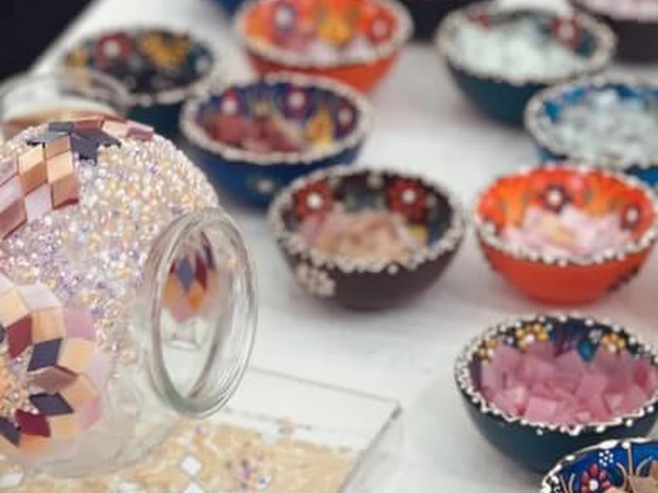 Turkish Mosaic Lamp Crafting (Instructor Travels)