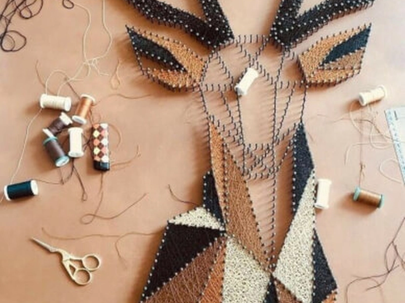 Creative String Art Workshop for Team Building - Gallery image