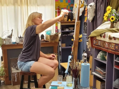 Art Workshop: Creative Team Building with Charcoal & Oil Painting Experiences in Saratoga - Featured