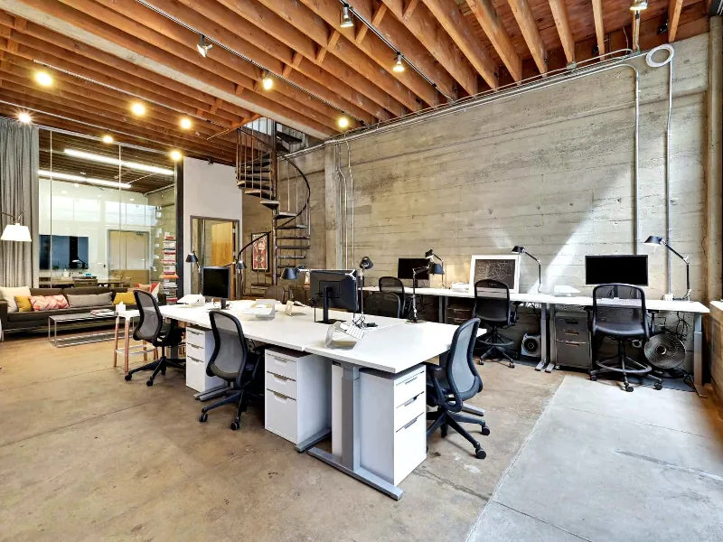 Office Loft with Floor-to-Ceiling Windows in Showplace Square - Gallery image