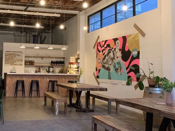 Intimate Urban Winery Event Space with Natural Wine Service - Baby Shower in Berkeley - Featured image