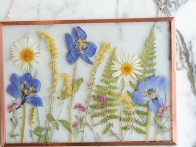 Pressed Flower Frame Artistry (Instructor Travels) Experiences - Featured