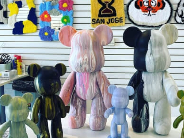 Bearbrick Painting Workshop for Creative Team Building