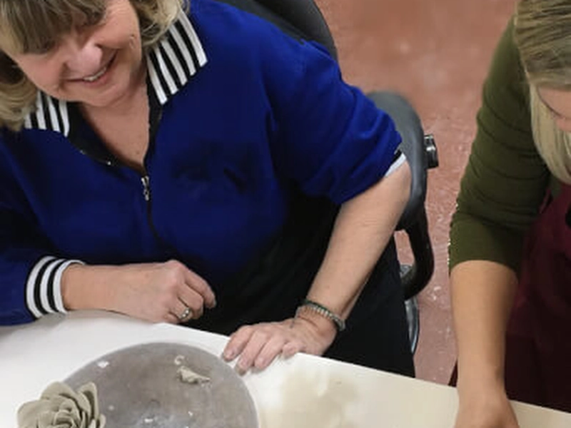 Clay Flower Pottery Workshop for Team Building and Creativity - Gallery image