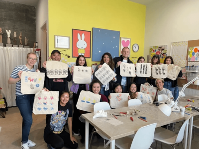 Block-Print Your Own Tote Bag! Travels to You Experiences - Featured