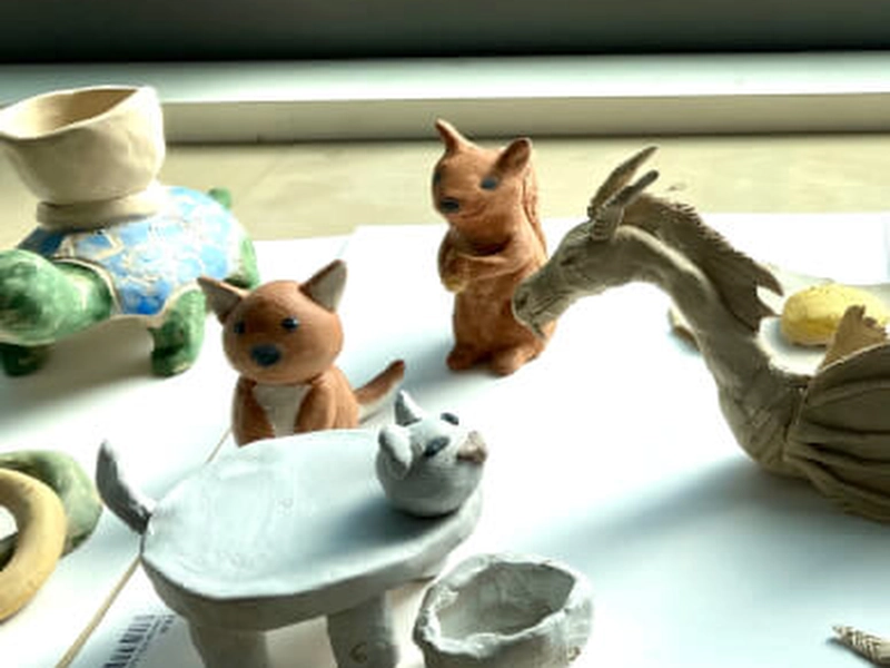 Handbuilt Clay Animal Sculpting Workshop for Teams - Gallery image