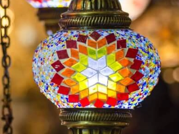 Turkish Mosaic Lamp Crafting (Instructor Travels)