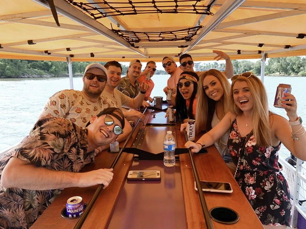 Boat Experience on the Oakland Estuary: Pedal-Powered - Baby Shower in Alameda - Featured image