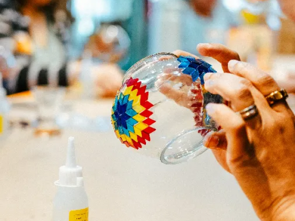 Turkish Mosaic Lamp Workshop - Team Building in Campbell - Featured image