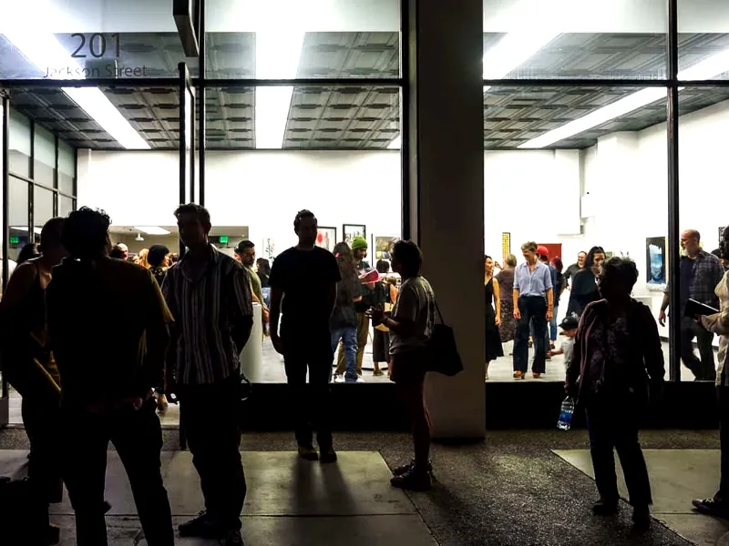 Art Gallery with Floor-to-Ceiling Windows in Northern Waterfront - Gallery image