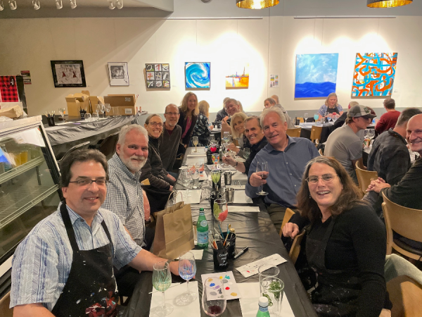 Virtual Wine Glass Painting Class!