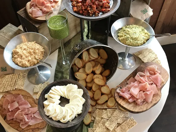 Heavy Hors d'Oeuvres Reception With Sonoma Bounty Stations - Anniversary - Featured image