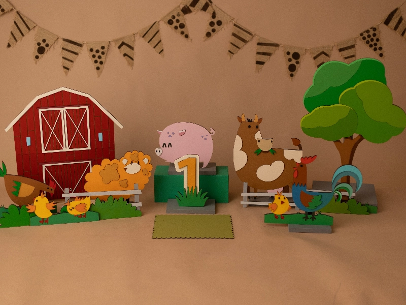 Farm Animal Themed Birthday Celebration Package - Gallery image