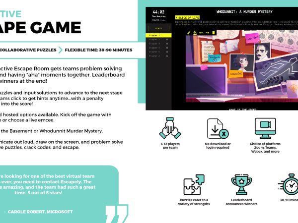Self-Guided Escape Room