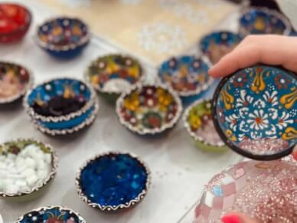 Turkish Mosaic Lamp Crafting (Instructor Travels)