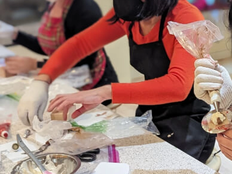 Festive Holiday Cupcake Decorating Team Building Experience - Gallery image