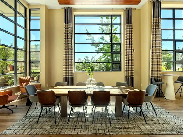 Lounge with Fireplace for Events in Mission Bay - Anniversary in San Francisco - Featured image