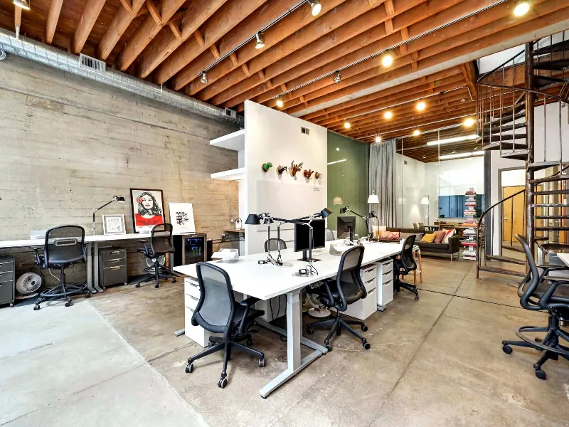 Office Loft with Floor-to-Ceiling Windows in Showplace Square - Gallery image