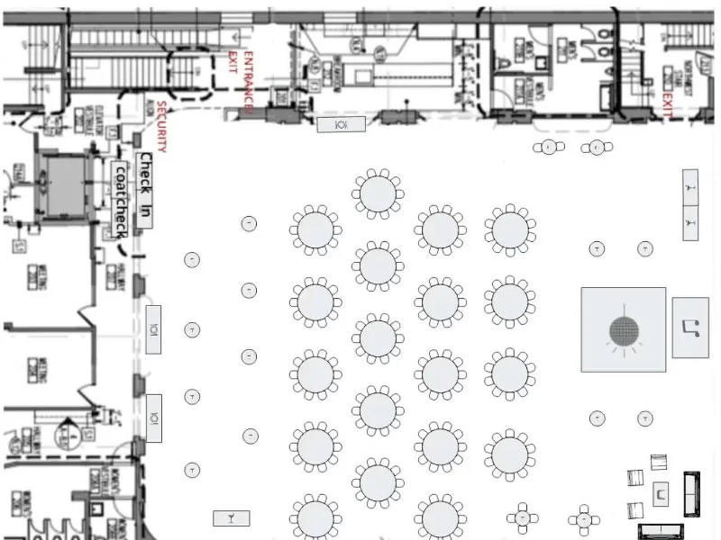 Premium Ballroom with Architectural Lighting - Gallery image