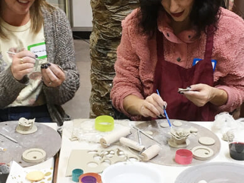 Clay Flower Pottery Workshop for Team Building and Creativity - Gallery image