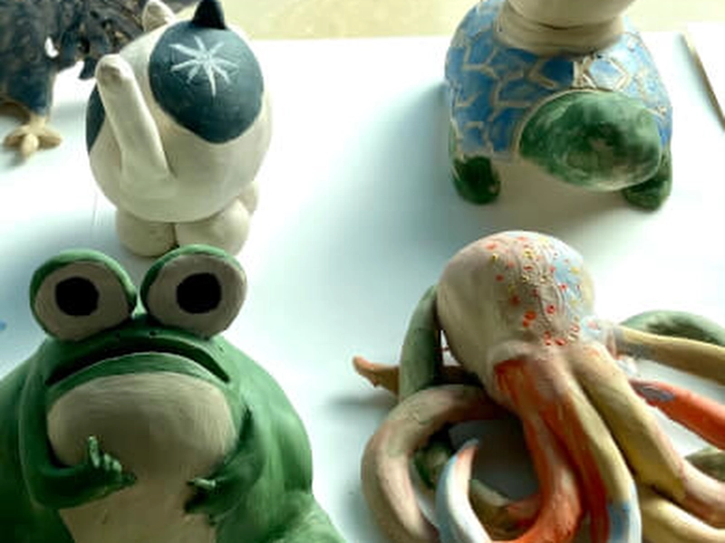 Handbuilt Clay Animal Sculpting Workshop for Teams - Gallery image