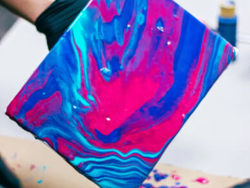 Fluid Art Workshop: Creative Pour (Instructor Travels to You) - Gallery image