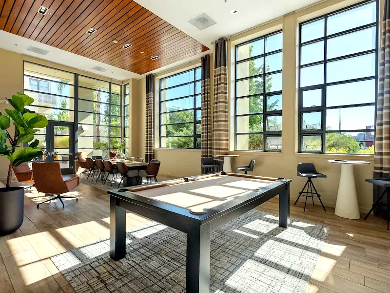 Lounge with Fireplace for Events in Mission Bay - Gallery image