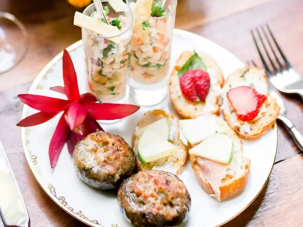 Coastal Buffet Wedding Reception With Full China And Staff - Anniversary - Featured image