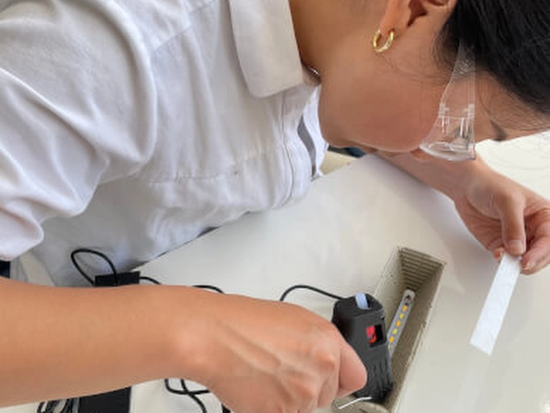 Concrete Lamp Making Workshop for Creative Team Building - Gallery image