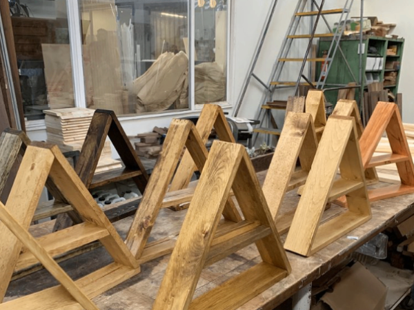 Triangle Shelf Woodworking Workshop – Craft Home Décor