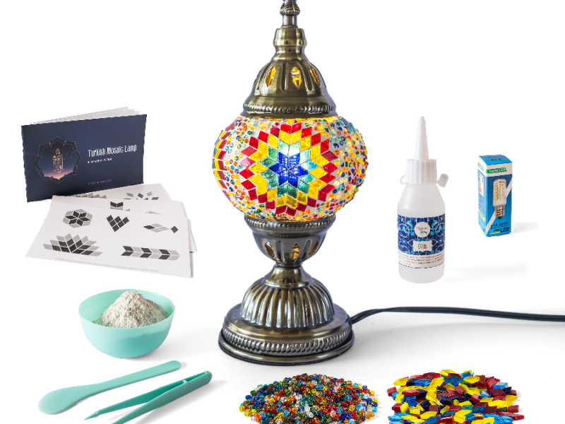 Make Your Own Turkish Mosaic Lamp - Gallery image