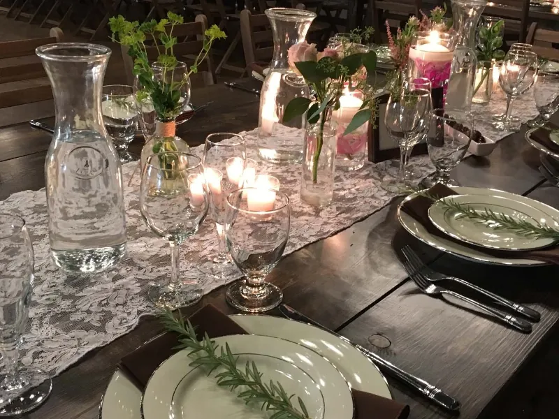 Plated Three Course Wedding Dinner With Wine Country Service - Featured image