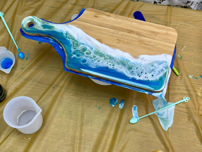 Resin Decorative Board Workshop - Gallery image