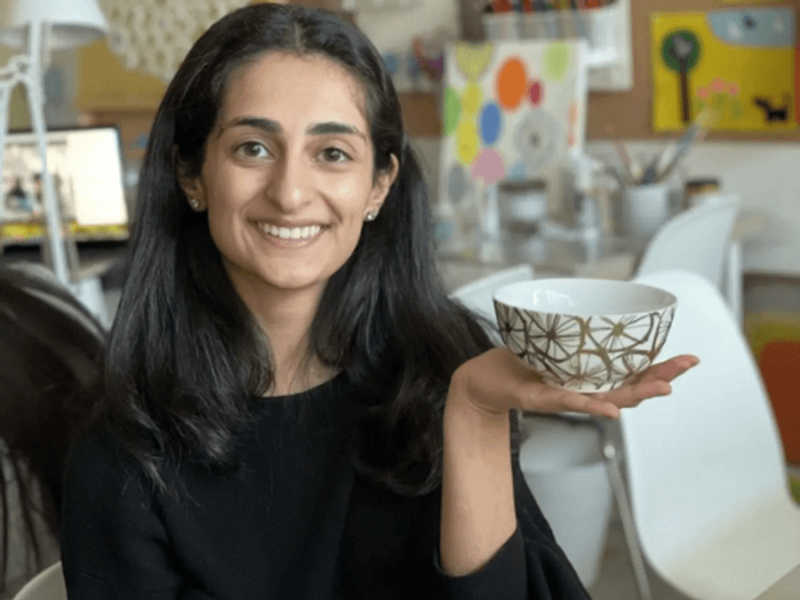 Golden Touch: Create Decorative Bowl with Gold Leaf! - Gallery image
