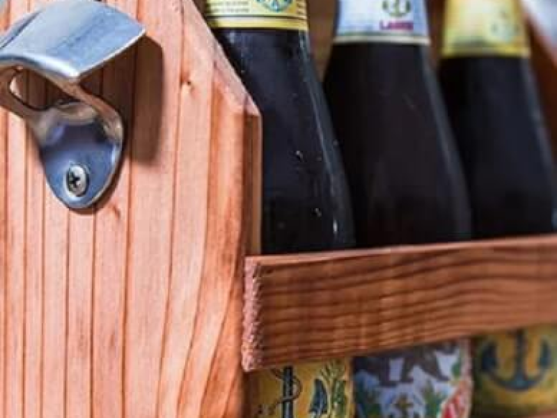 Redwood Beer Caddy Workshop – Build Six-Pack Carrier - Gallery image