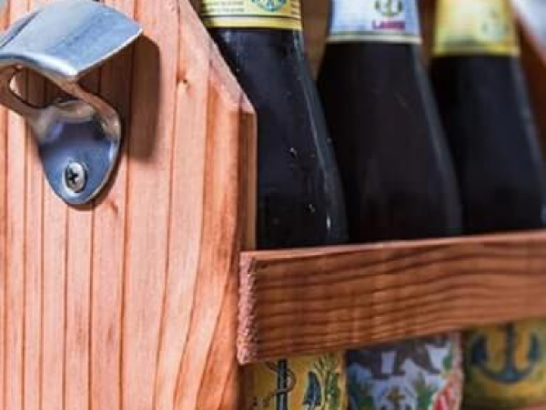Redwood Beer Caddy Workshop – Build Six-Pack Carrier