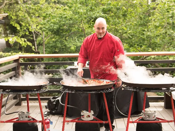 Live Cooking Spanish Paella Buffet with Tapas Sangria and Servers - Anniversary - Featured image