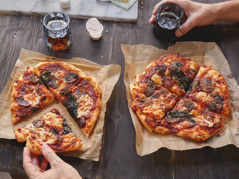 Margarita Pizza with Homemade Crust - Featured image
