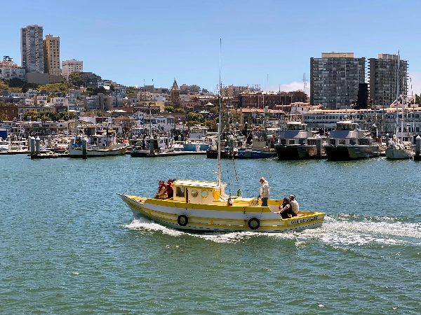 Exclusive Golden Gate Voyage on Historic Yellow Boat