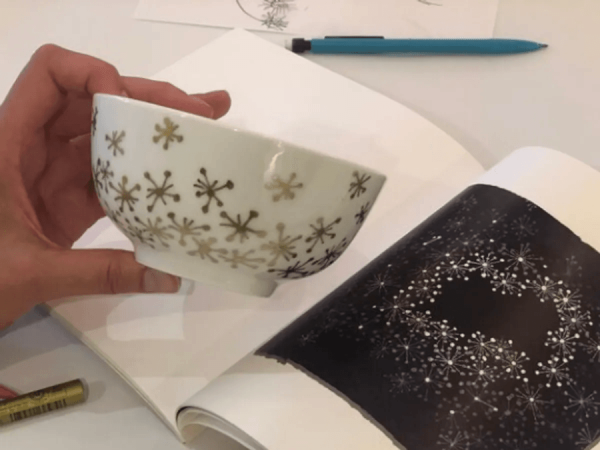 ✨Create Decorative Bowl with Gold Leaf! 🏆 Travels to You