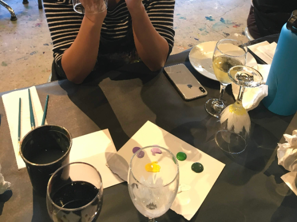 Virtual Wine Glass Painting Class!