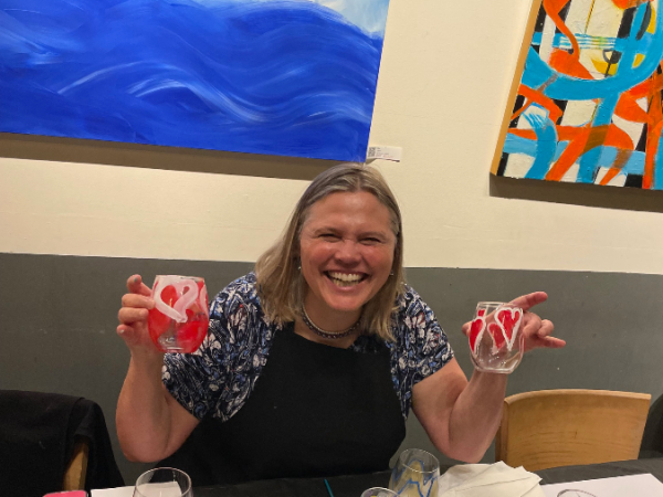 Virtual Wine Glass Painting Class!