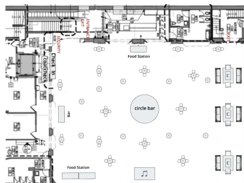 Premium Ballroom with Architectural Lighting - Gallery image