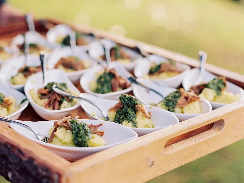 Formal Plated Three Course Seated Wedding Dinner Service - Gallery image